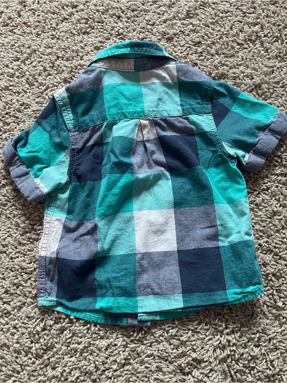 Family Collection Toddler Boys Plaid Button-Up Shirt 18M